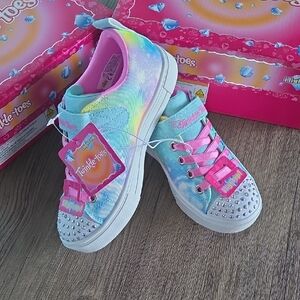 Skechers| Twinkle Toes- Rainbow Sneakers For Girls